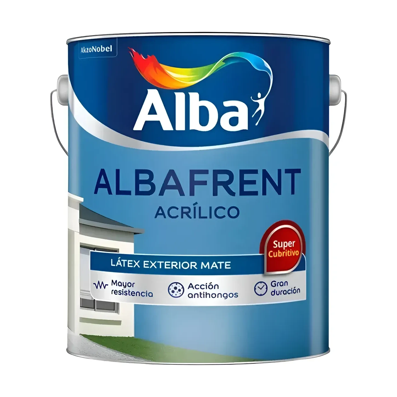 Albafrent frentes látex exterior vinílico blanco x4 lt
