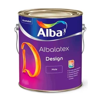 Albalatex design mate interior azul bahamas x1 lt