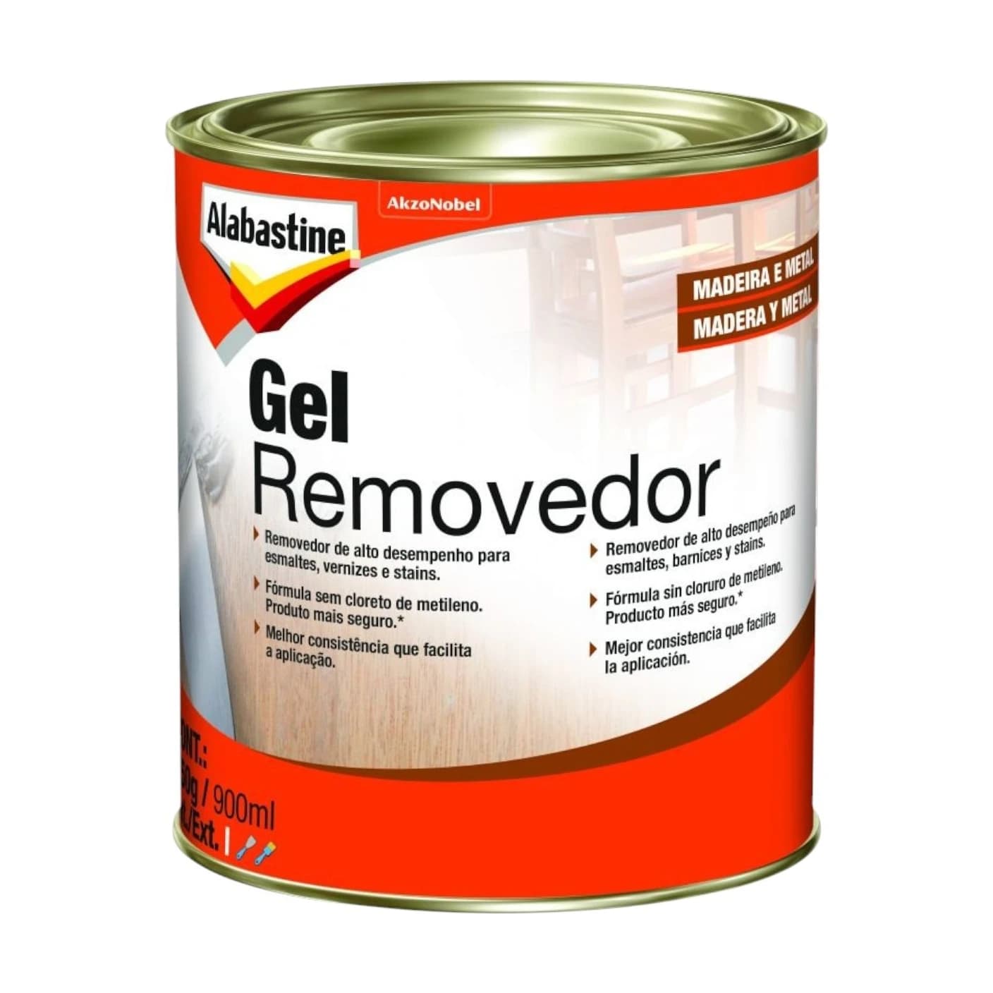 Removedor gel x0,9 lt