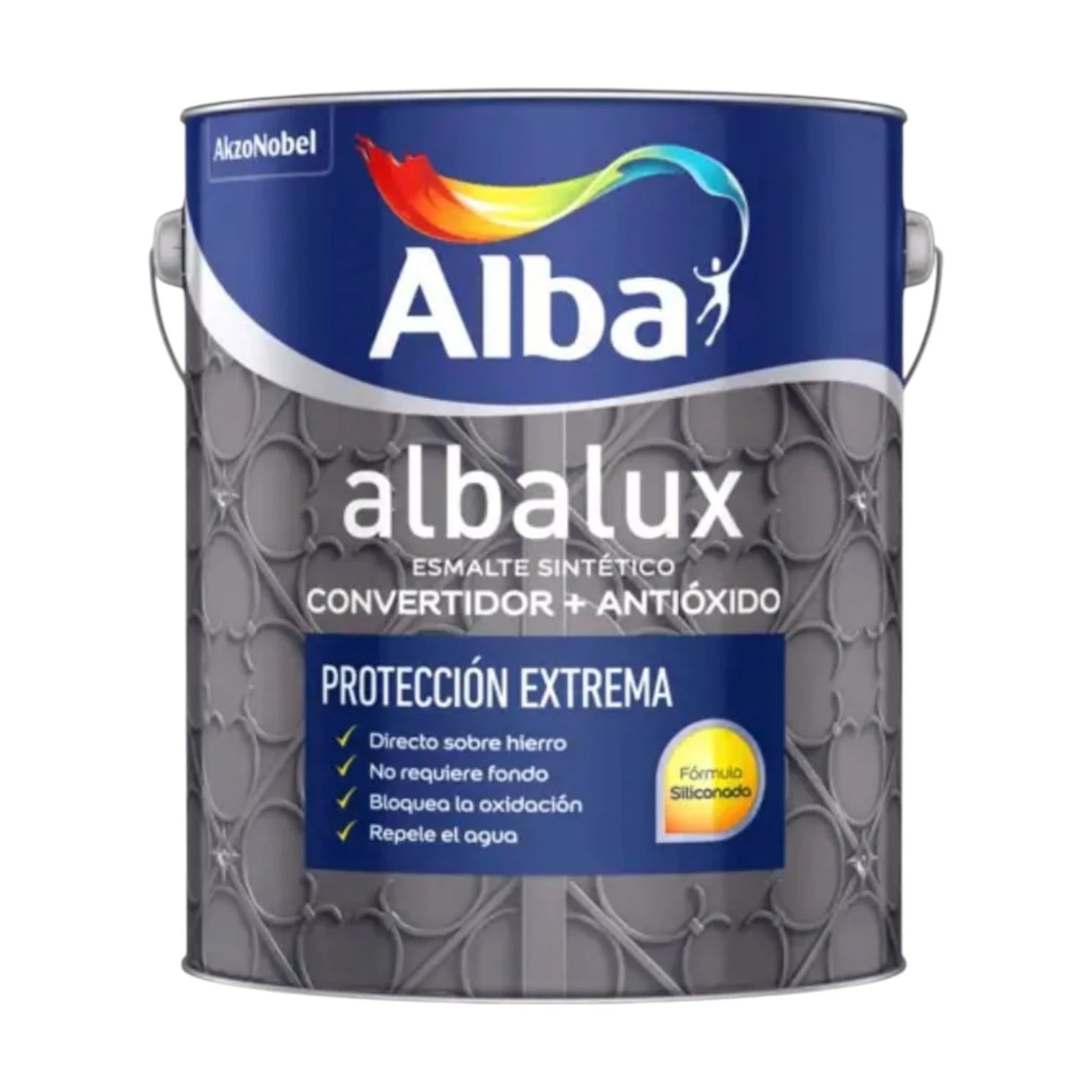 Albalux 2 en 1 forja gris x4 lt