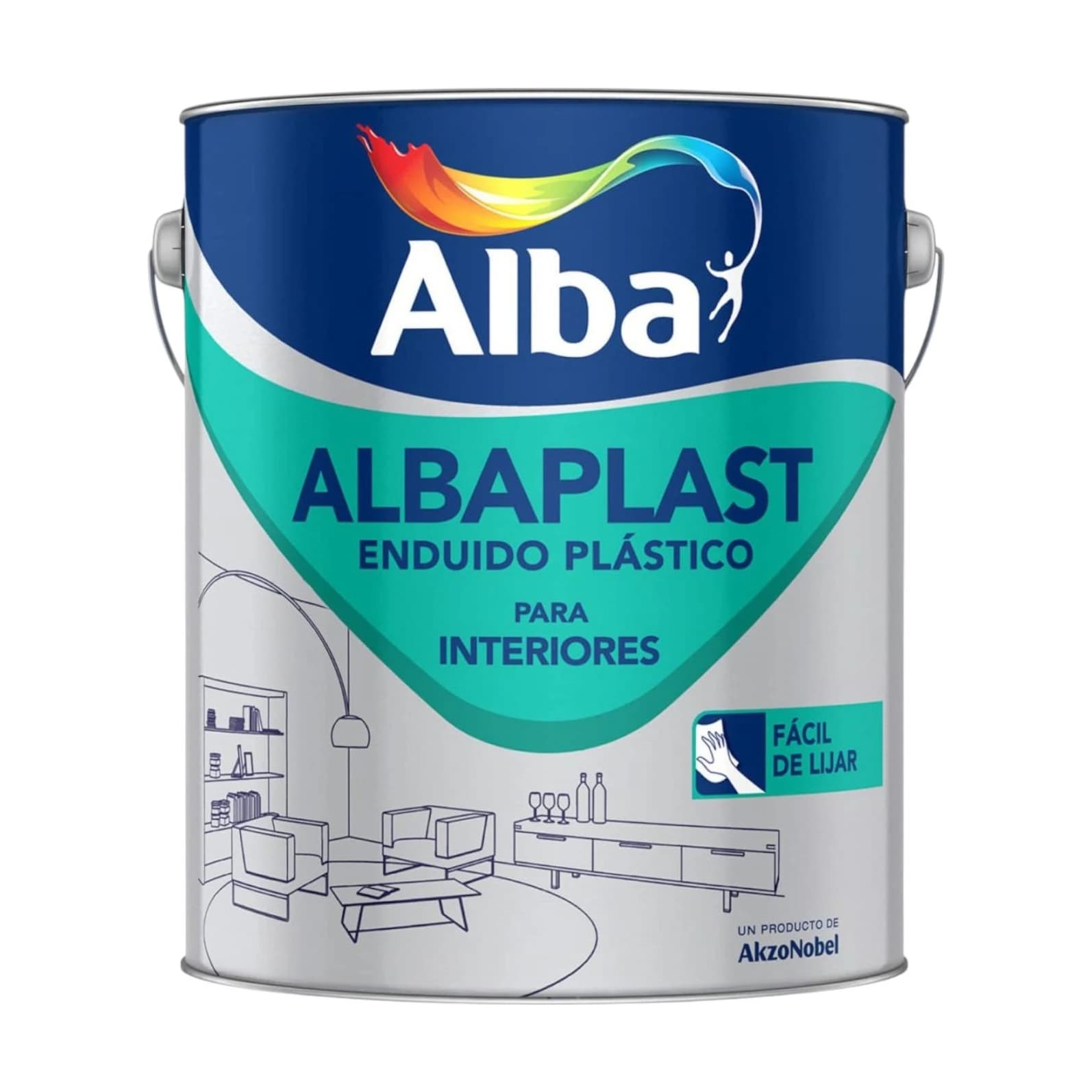 Albaplast enduido plástico p/interior x20 lt