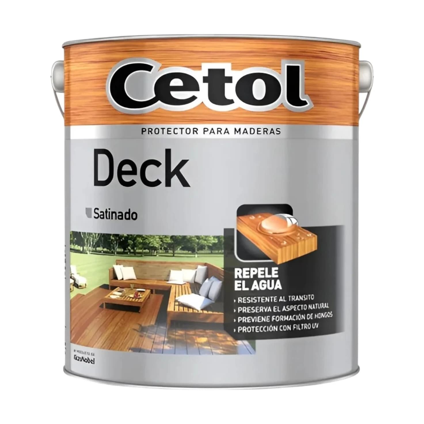Deck natural x4 lt