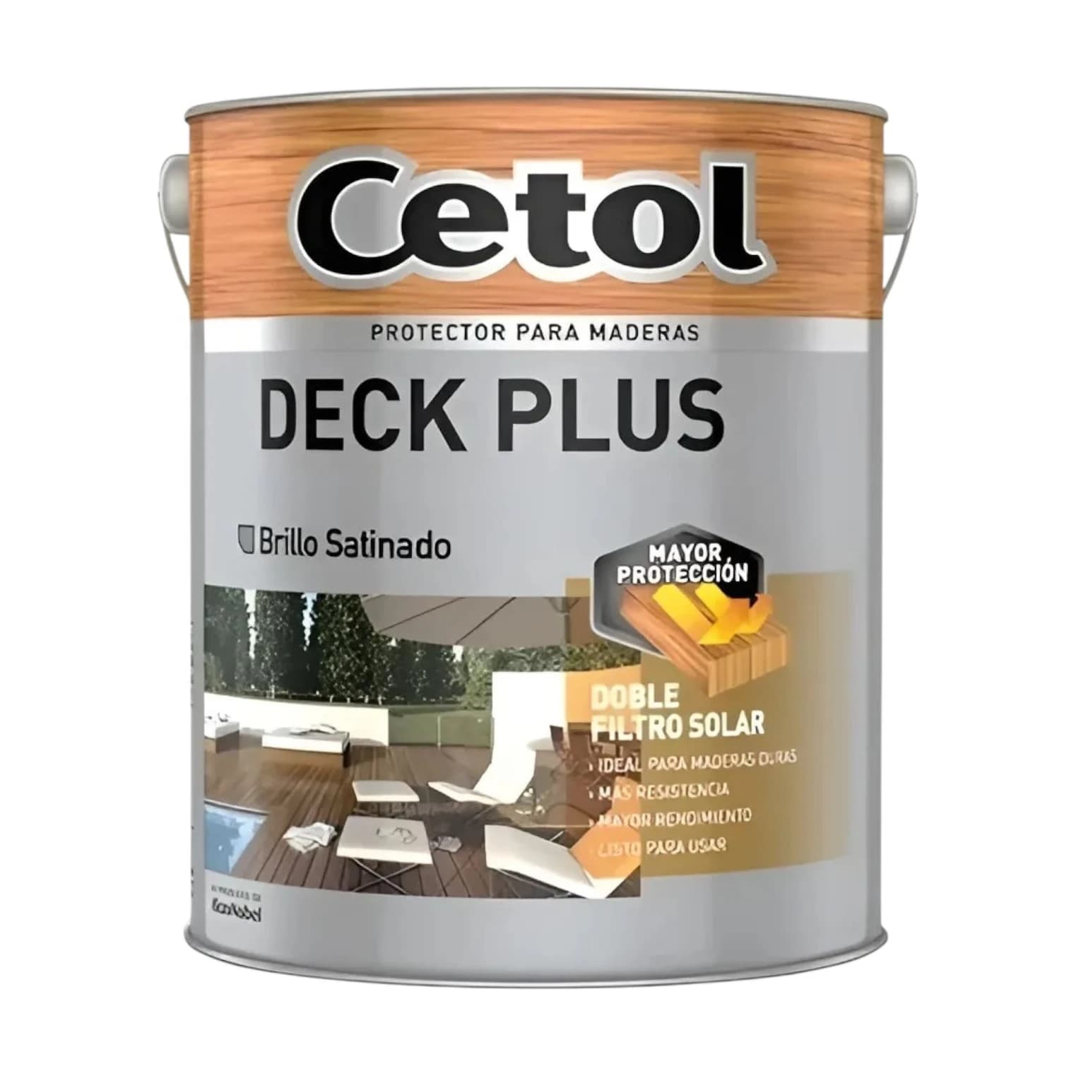 Deck plus teca x4 lt