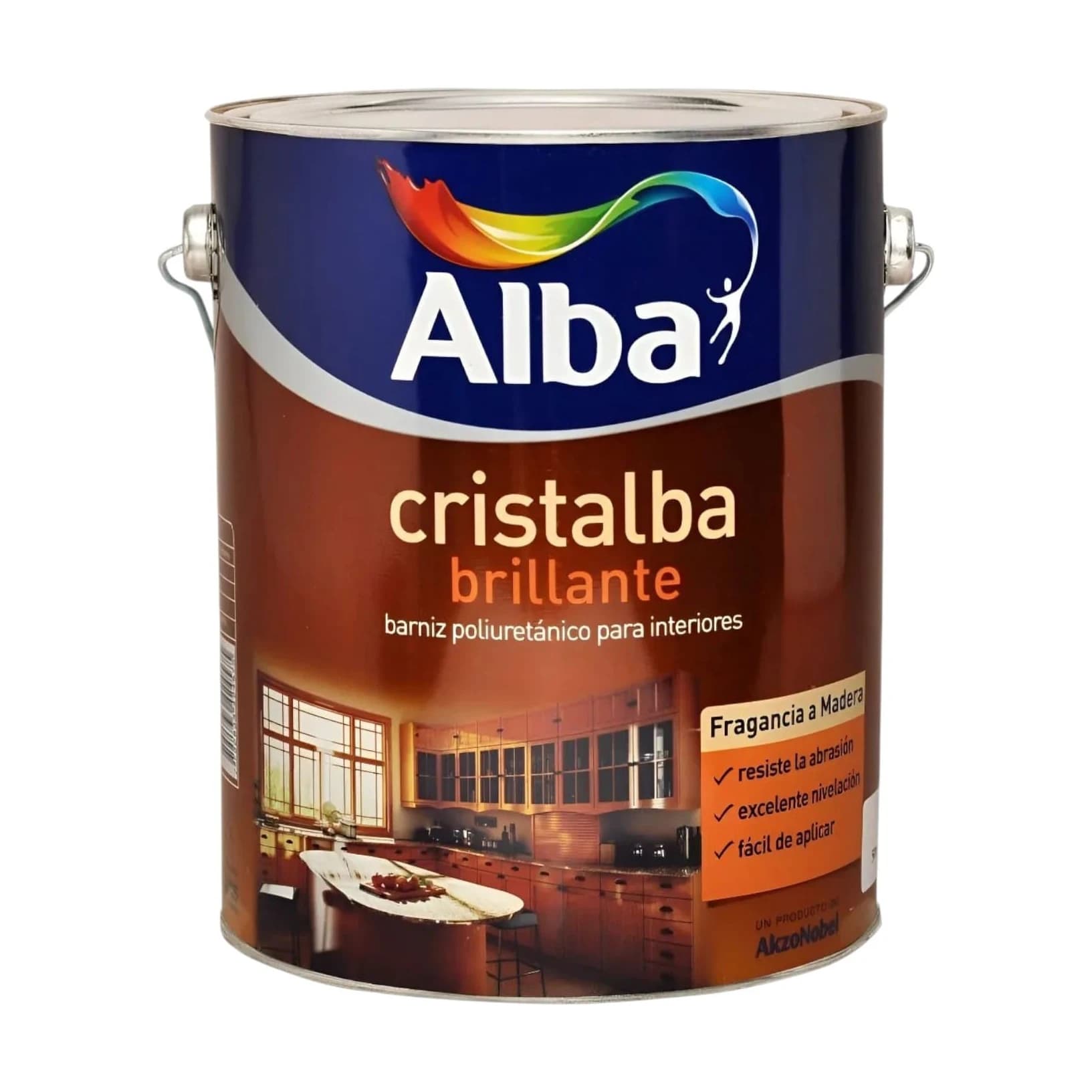Cristalba barniz poliuretánico interior brillante x1 lt