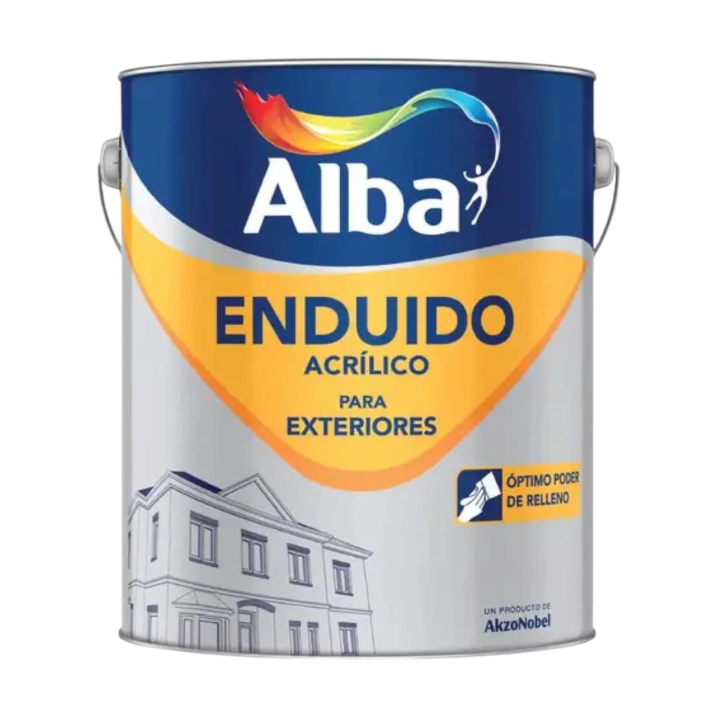 Enduido acrílico p/exterior x10 lt