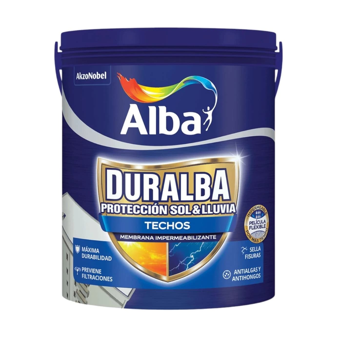 Duralba techos multisuperficies teja x4 lt