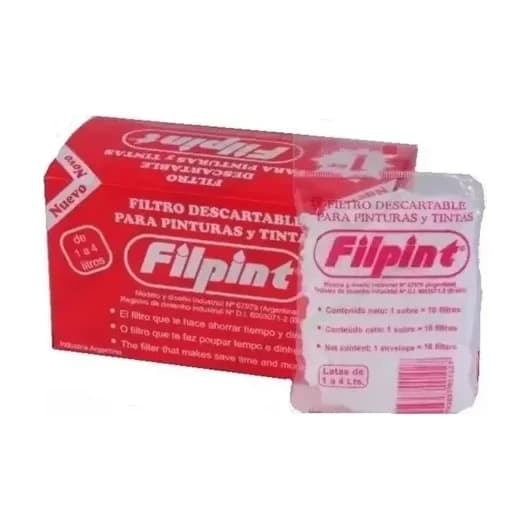 Filtros para pintura blister x10 unidades