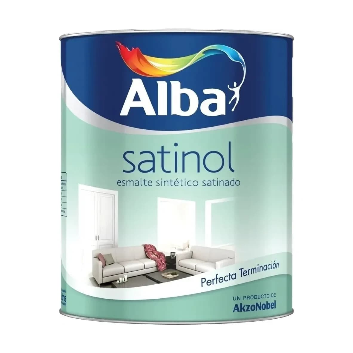 Satinol esmalte satinado blanco x1 lt
