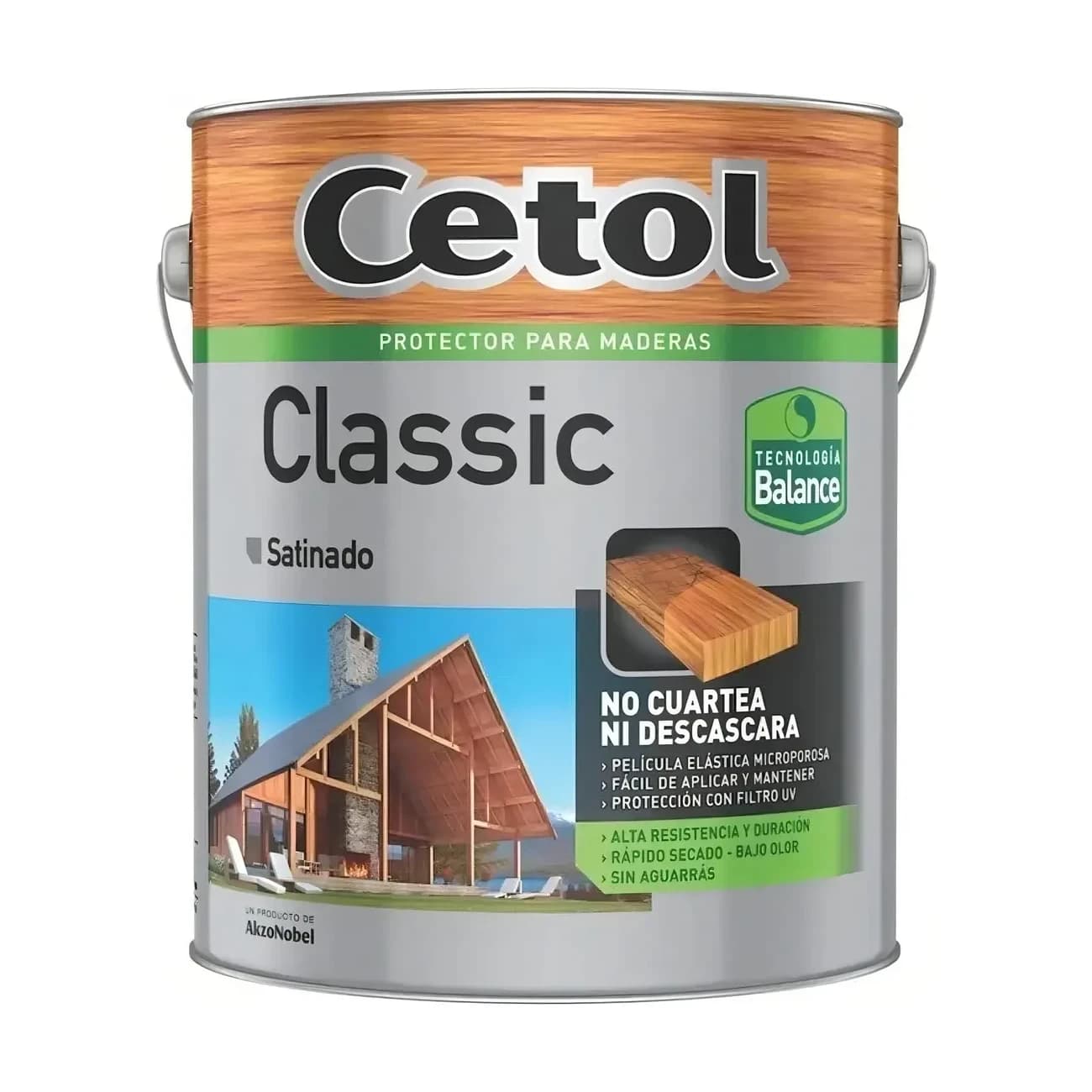 Classic balance satinado caoba x4 lt