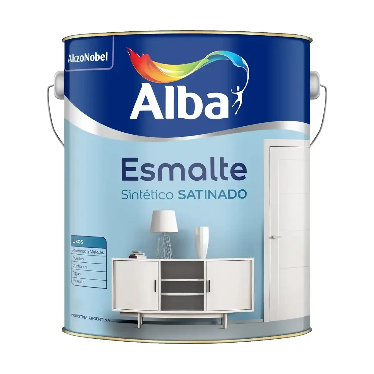 Std esmalte sintético blanco satinado x4 lt