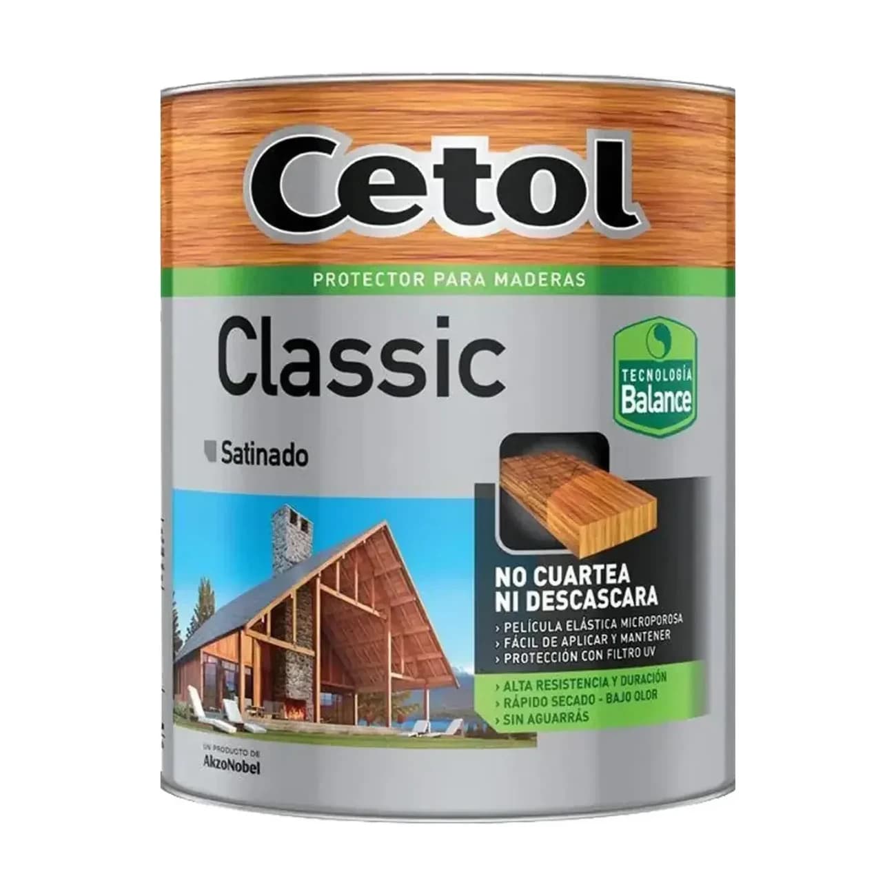 Classic balance satinado caoba x1 lt