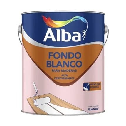 Fondo p/madera premium blanco mate x4 lt