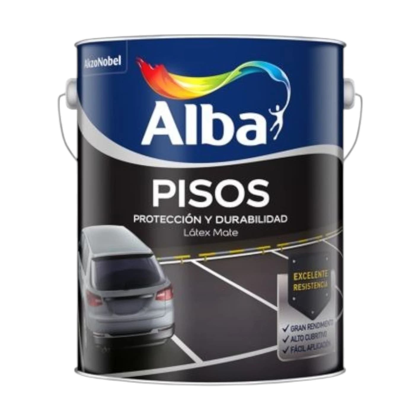 Pintura p/pisos al agua azul x20 lt
