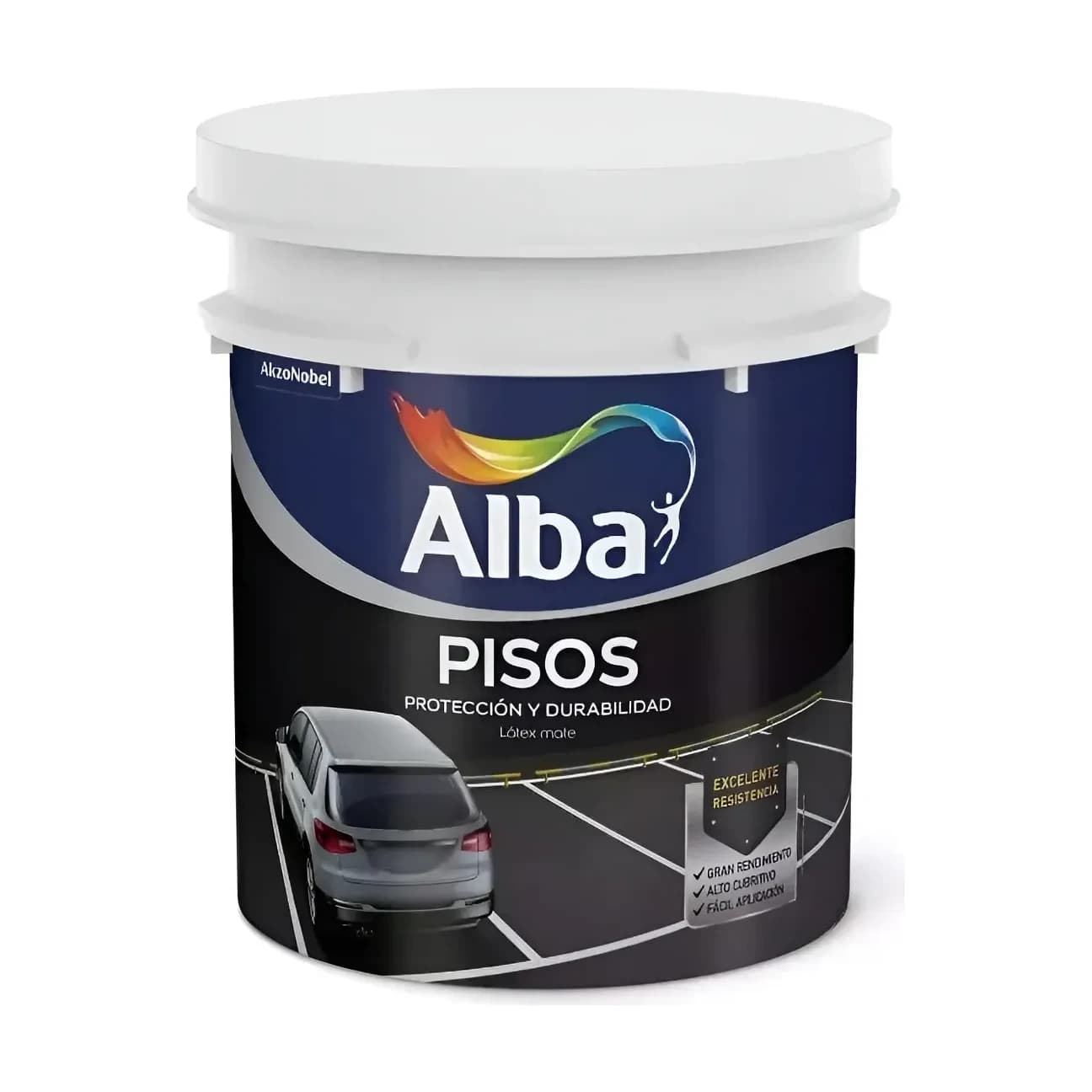 Pintura p/pisos al agua grafito x20 lt