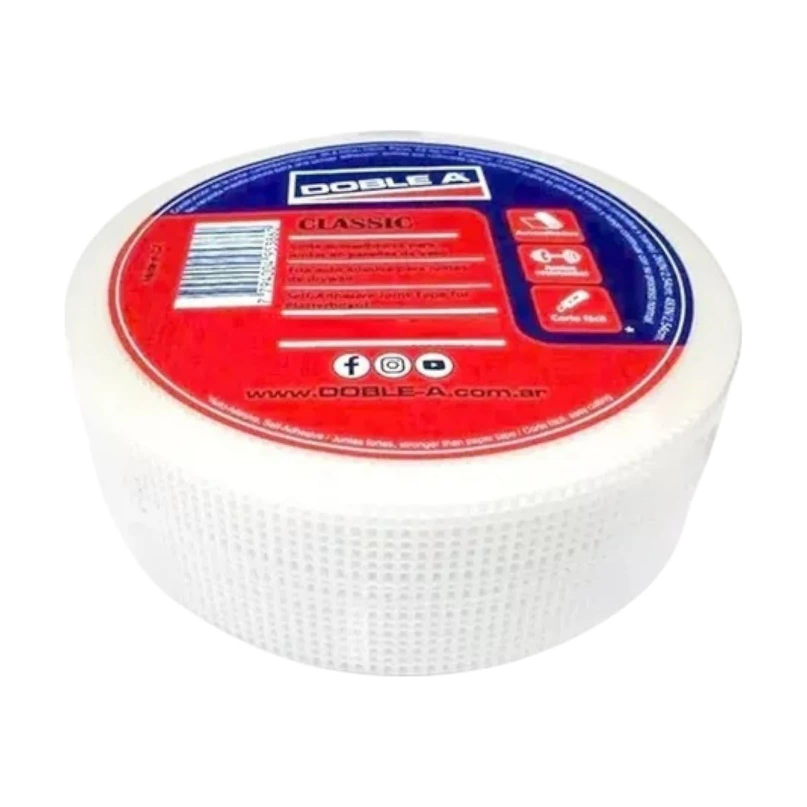 AA cinta tramada p/durlock 48 mm x 90 m