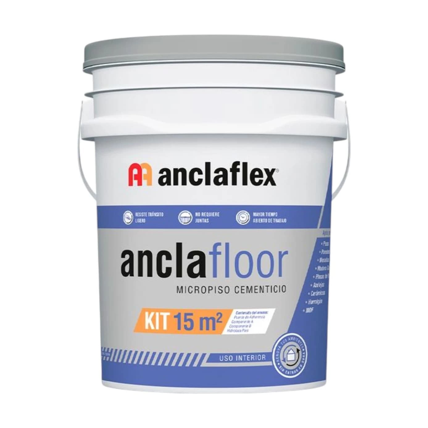 Kit anclafloor cuarzo x7 kg