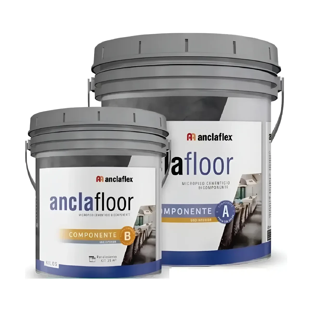 Kit anclafloor grava x35 kg
