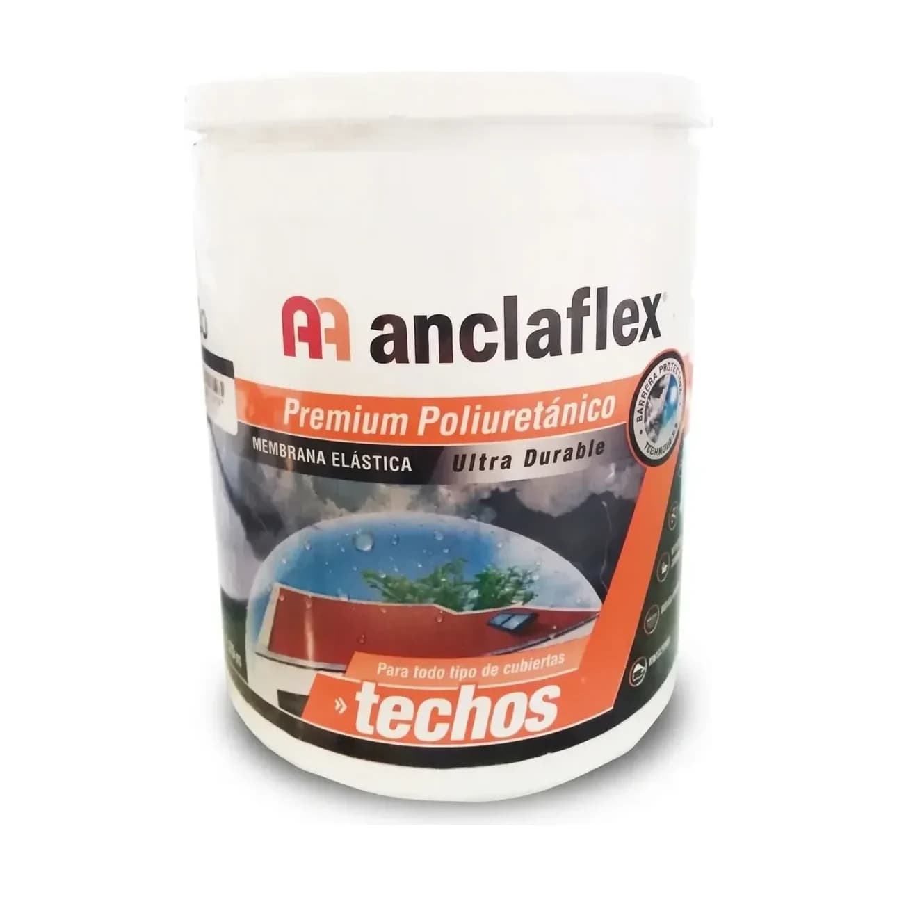Techos poliuretánico negro x1,25 kg