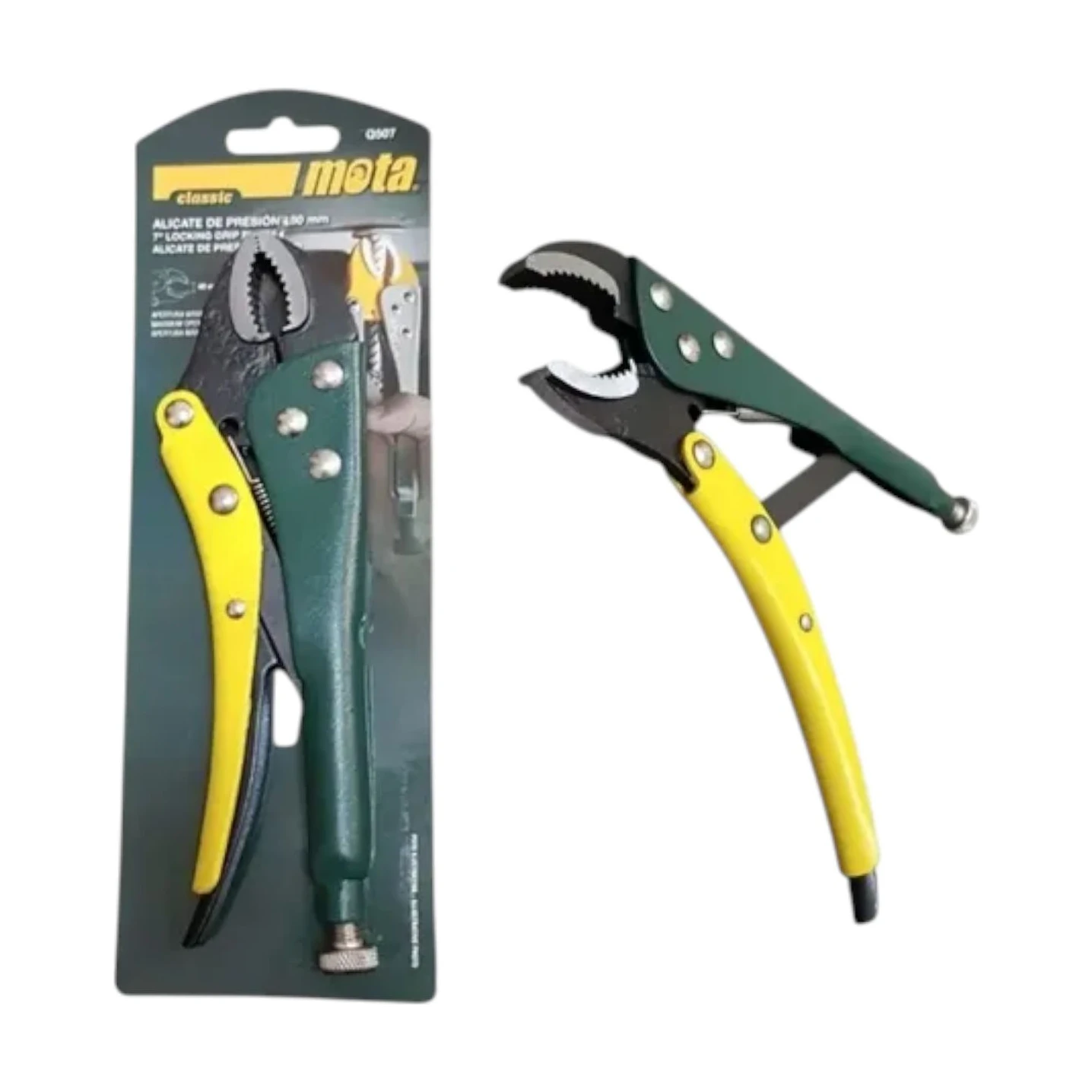 Pinza de presion de Q507 180 mm