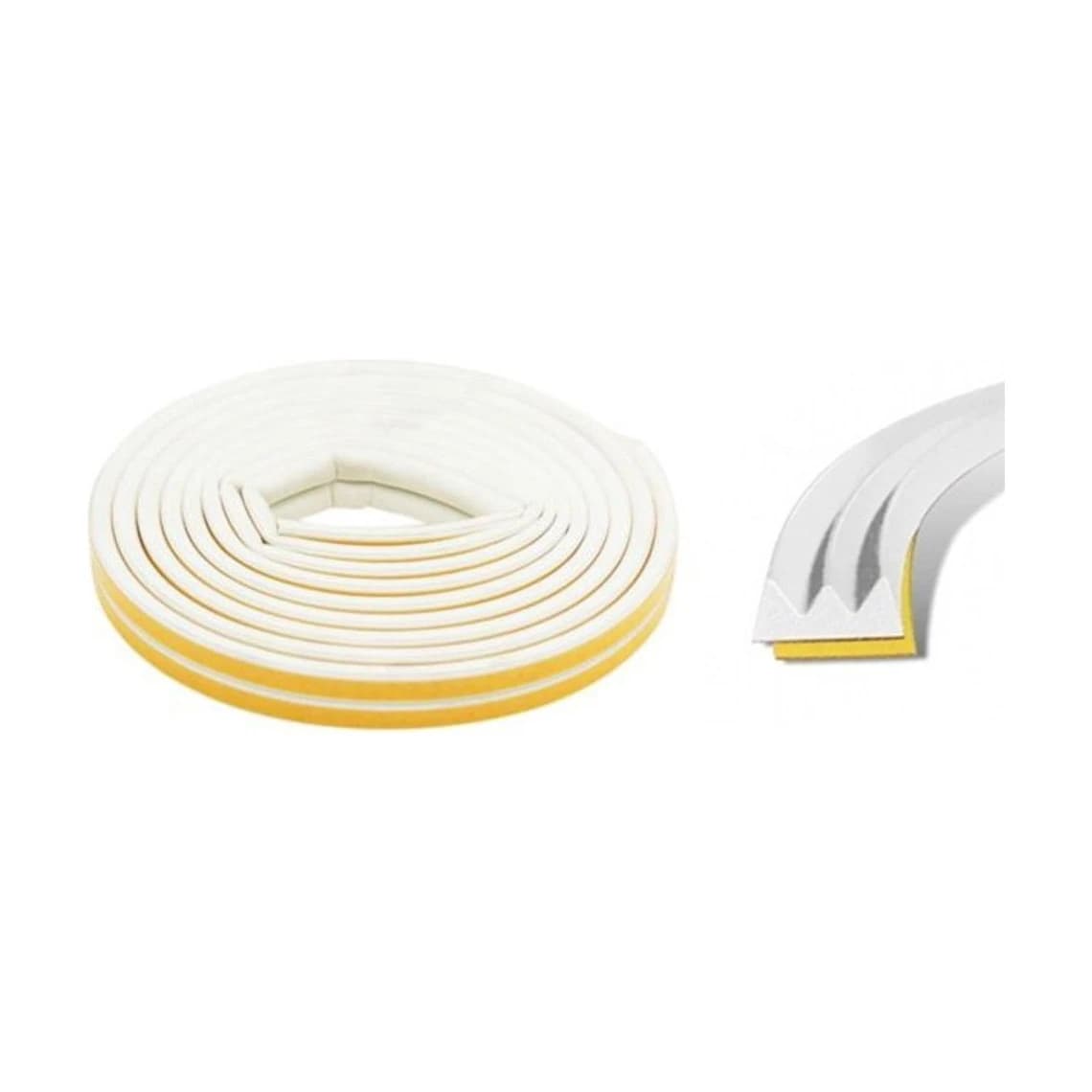 Burlete tipo e x6 m blanco