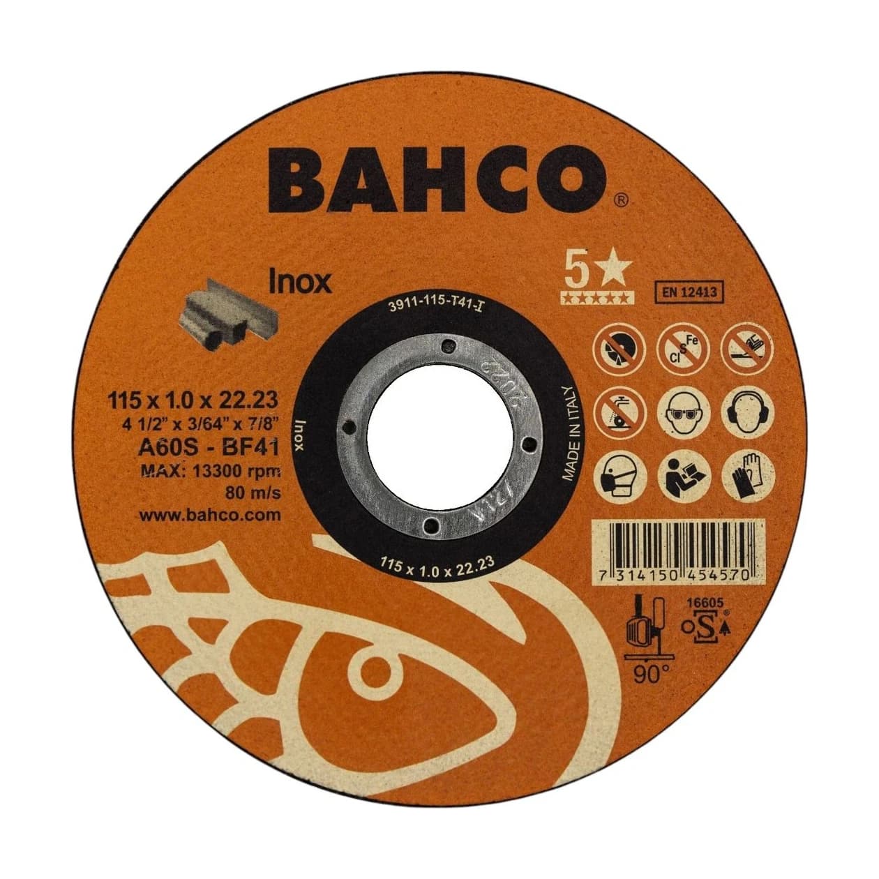 Discos de corte T41 115x1 mm