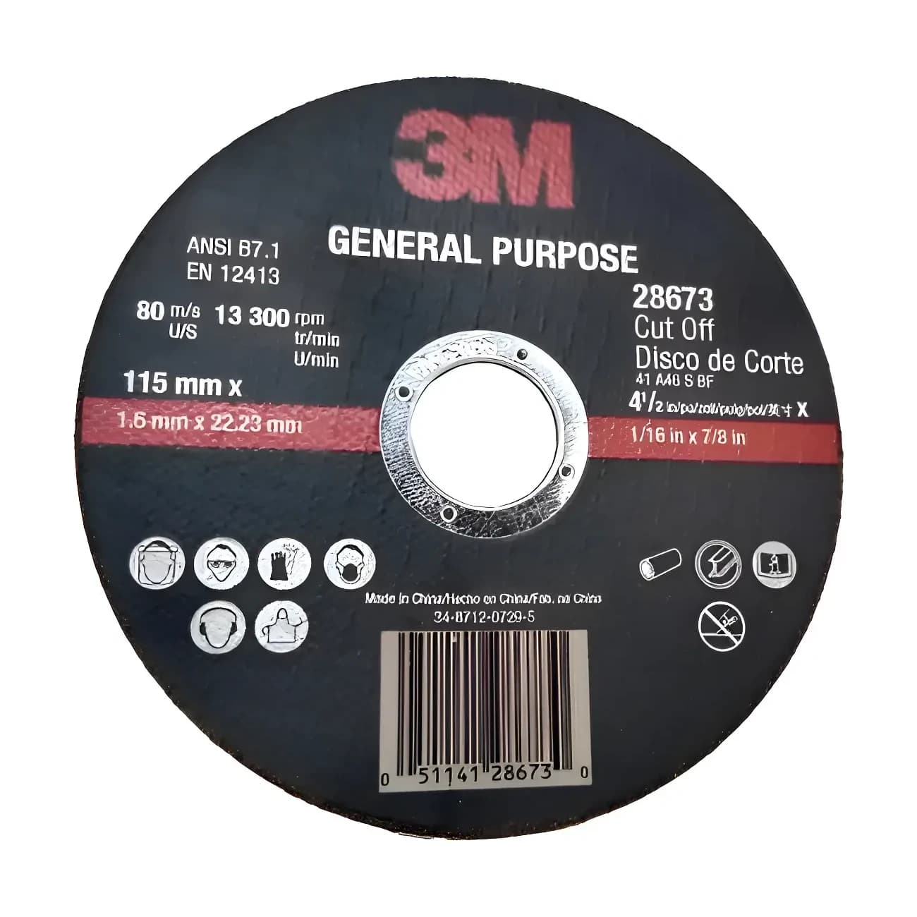 Discos de corte T41 115 28673x1,6 mm