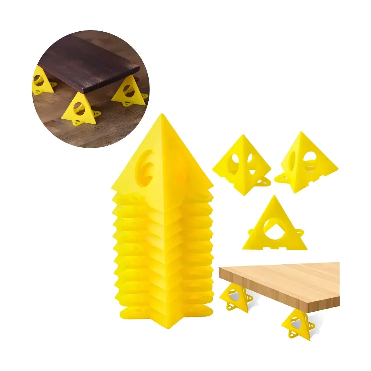 Juego soportes piramide para pintar x10 unid