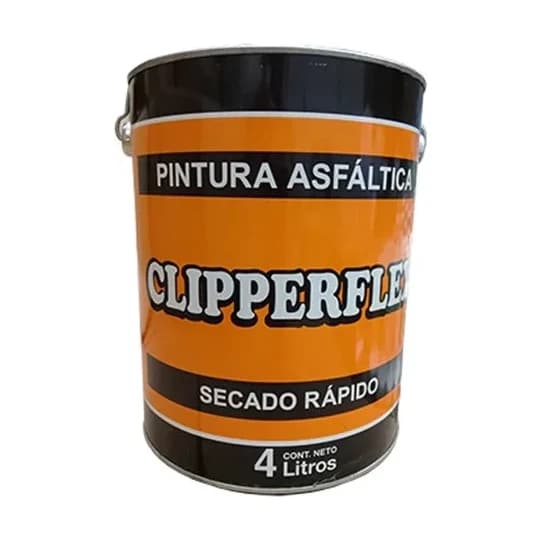 Pintura asfáltica negra económica x4 lt