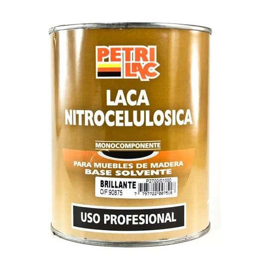 Laca nitrocelulósica brillante x4 lt