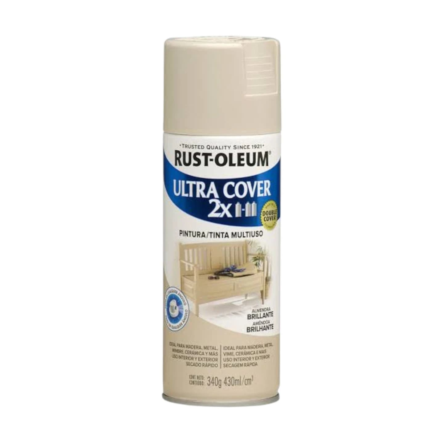 2X Ultra Cover almendra brillante