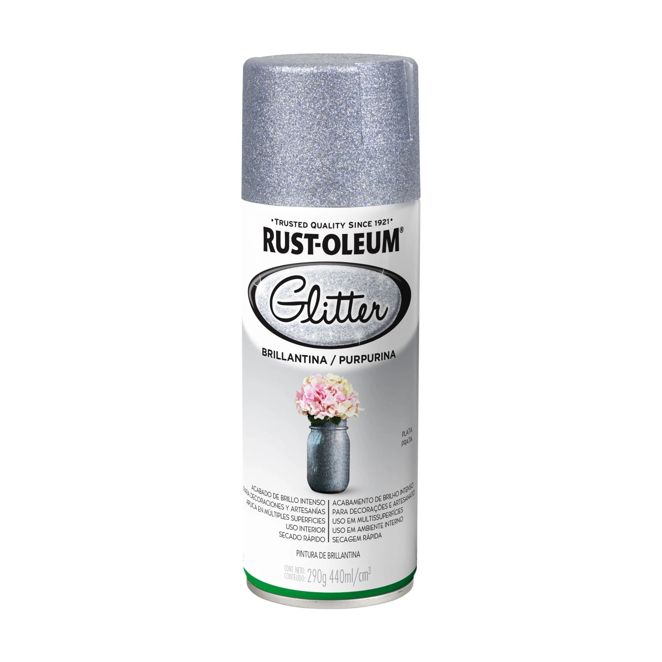 Glitter brillantina plata