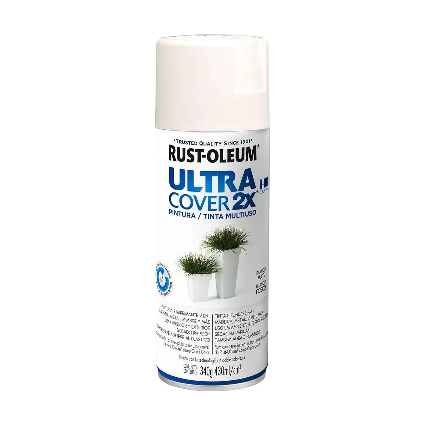 2X Ultra Cover blanco mate