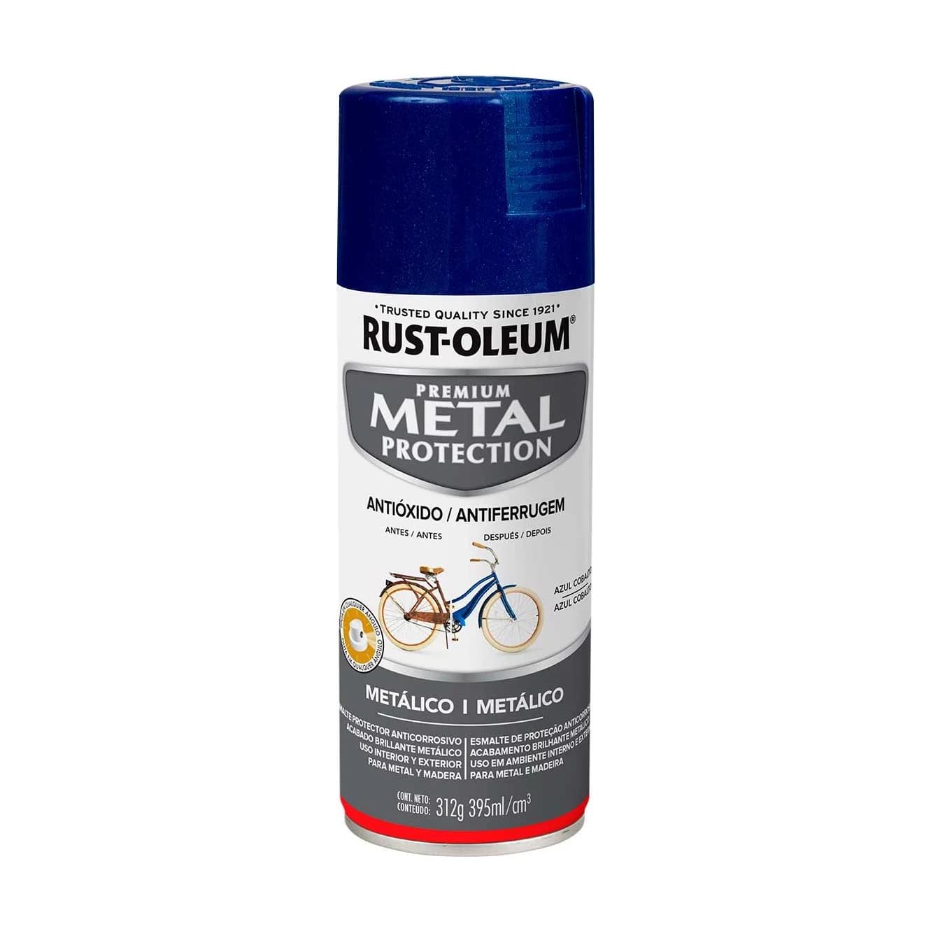 Metal protec. metal perlado azul cob