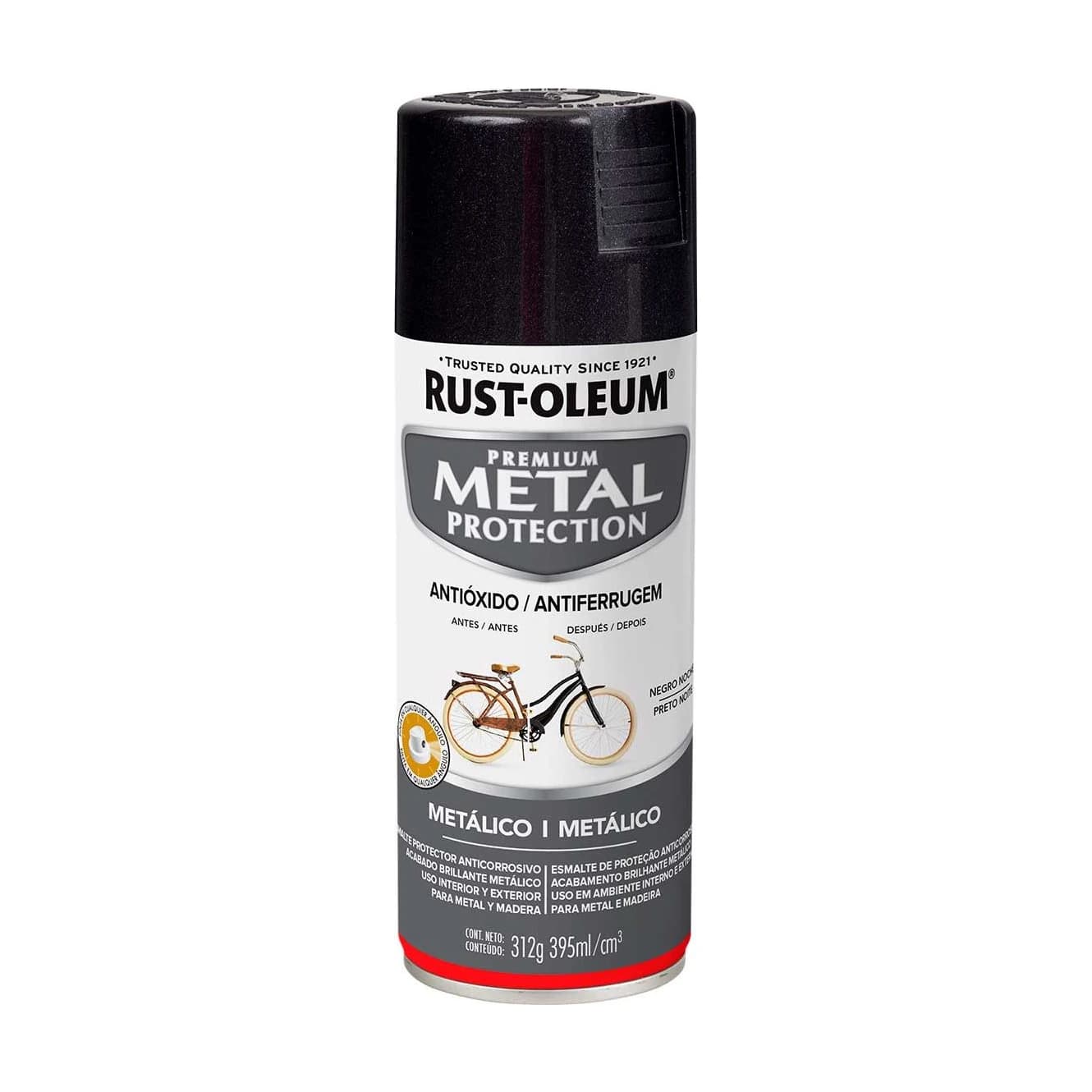 Metal protec. metal perlado negro
