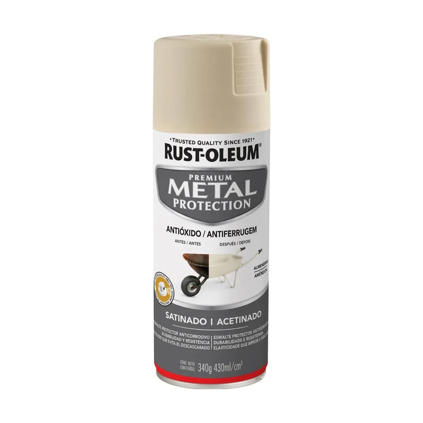 Metal protec esmalte almendra sat