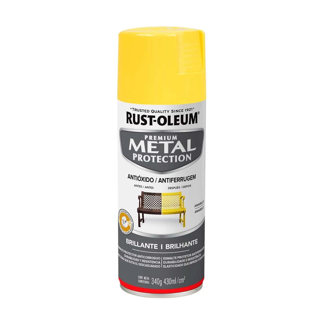 Metal protection esmalte amaril