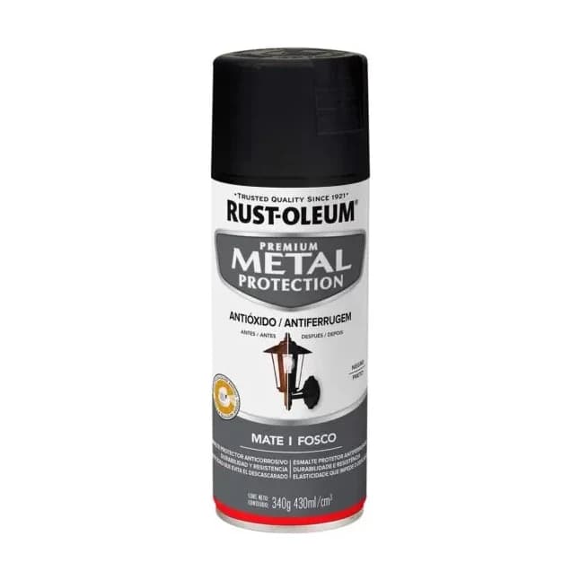 Metal protect esmalte negro mate