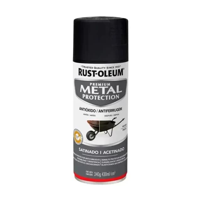Metal protect esmalte negro satinado