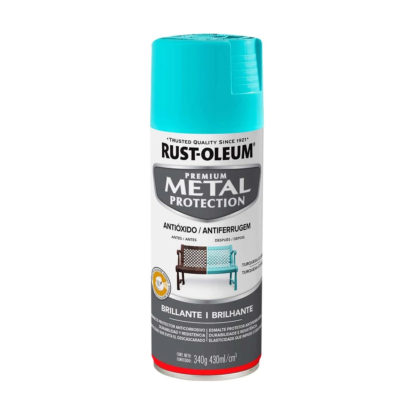 Metal protect esmalte turquesa claro