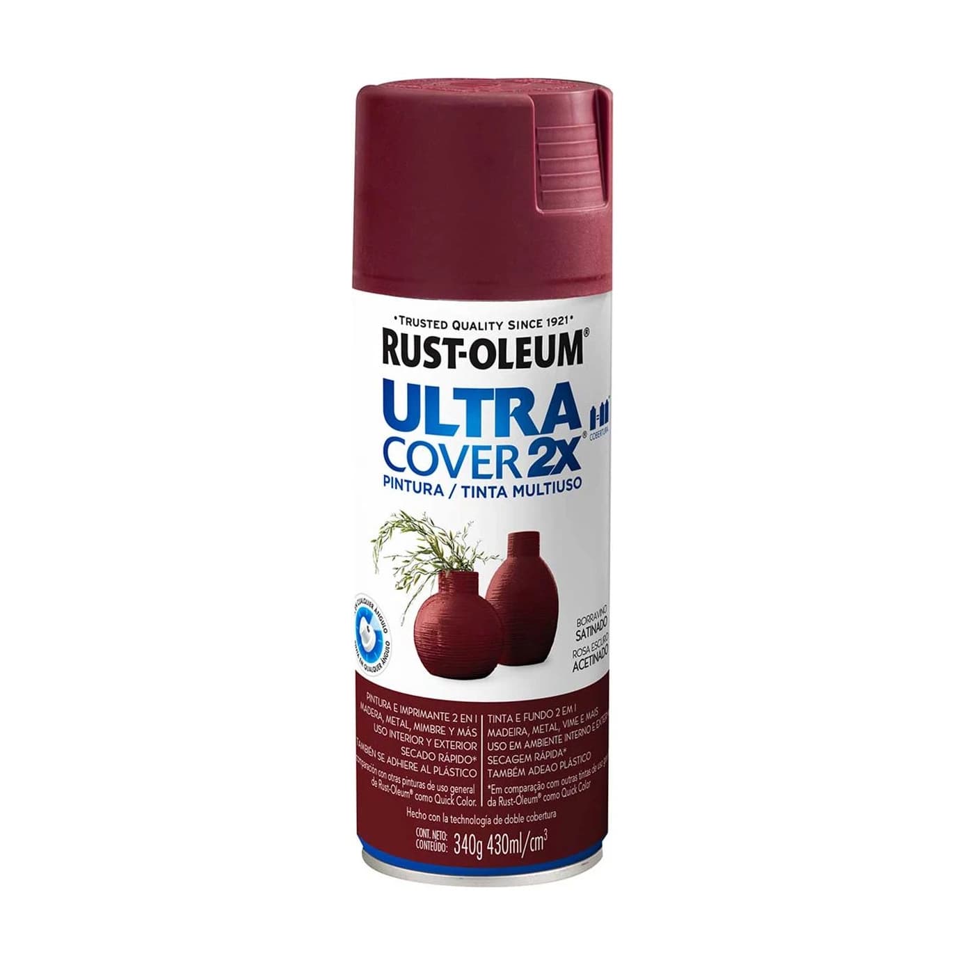 2X Ultra Cover borravino satinado