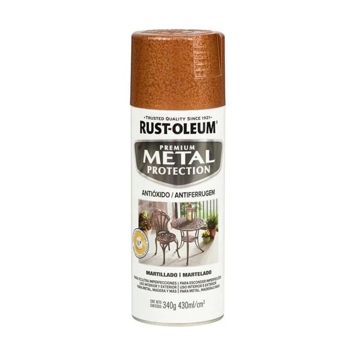 Metal protection martillado cobre
