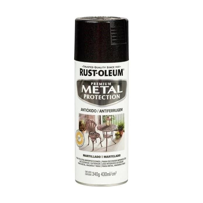 Metal protection martillado negro