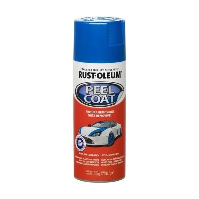 Peel coat ploteo azul metálico