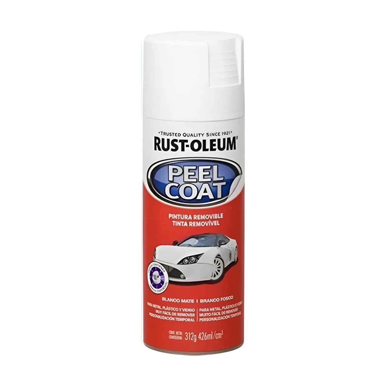 Peel coat ploteo blanco mate