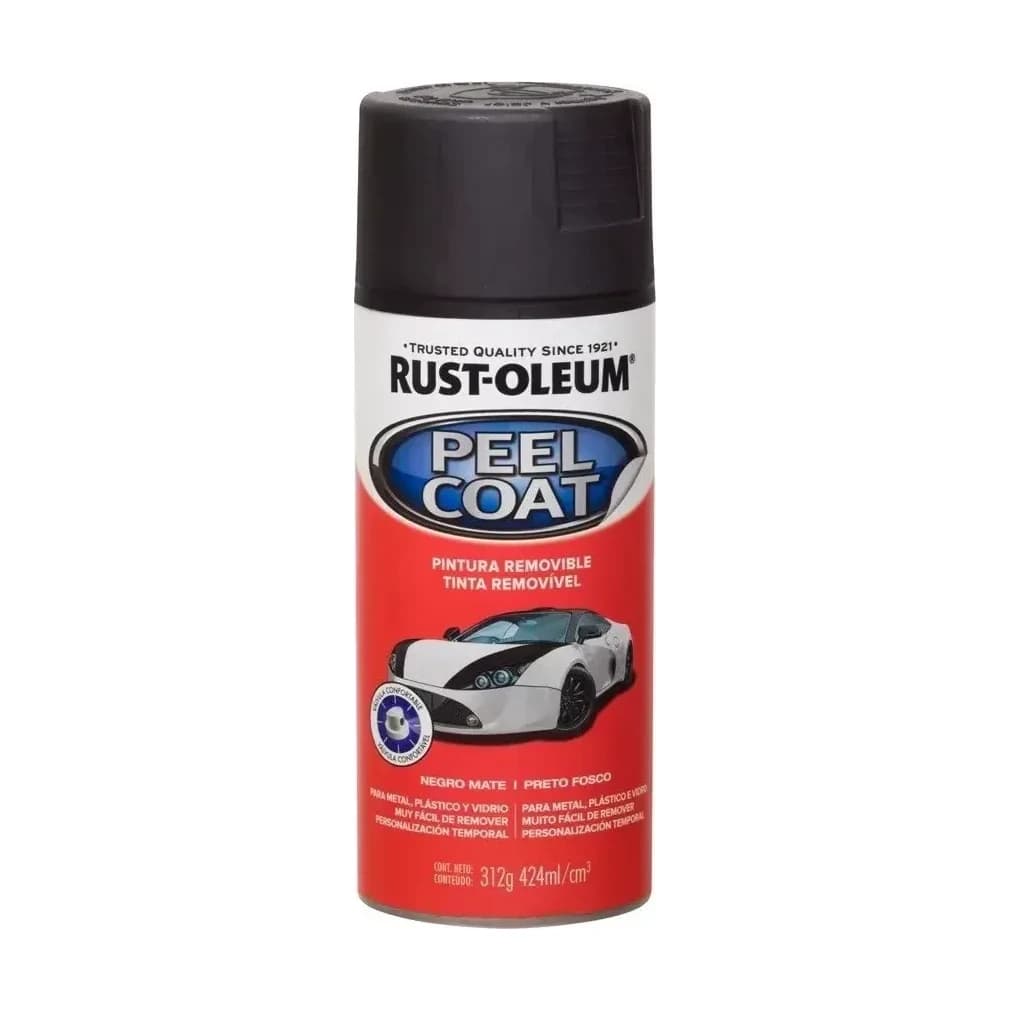 Peel coat ploteo negro mate