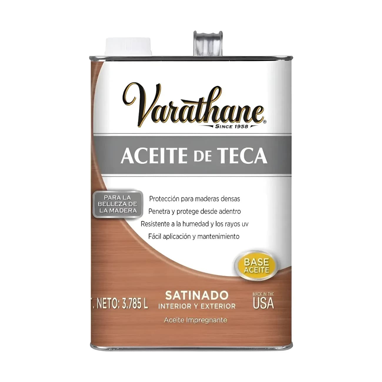 Aceite de teca con UV x4 lt