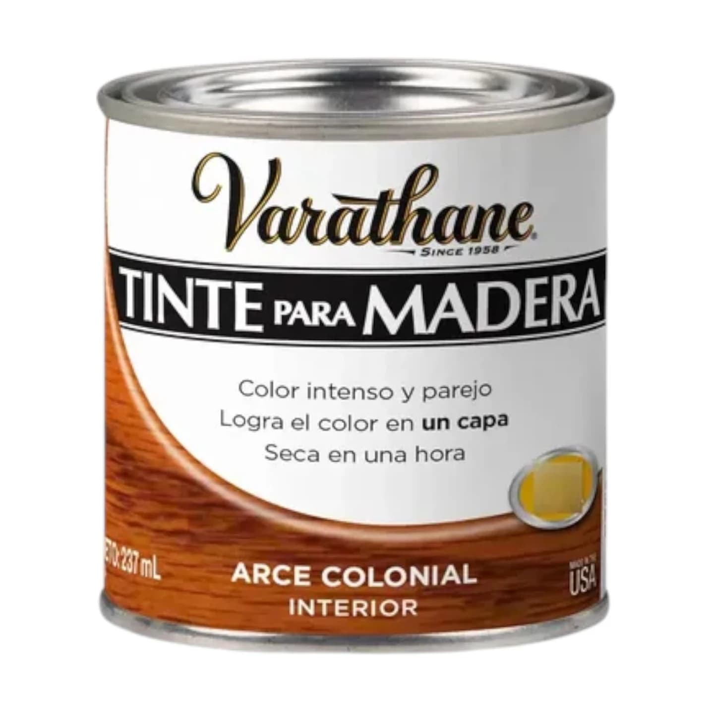 Tinta p/madera x237 ml arce colonial