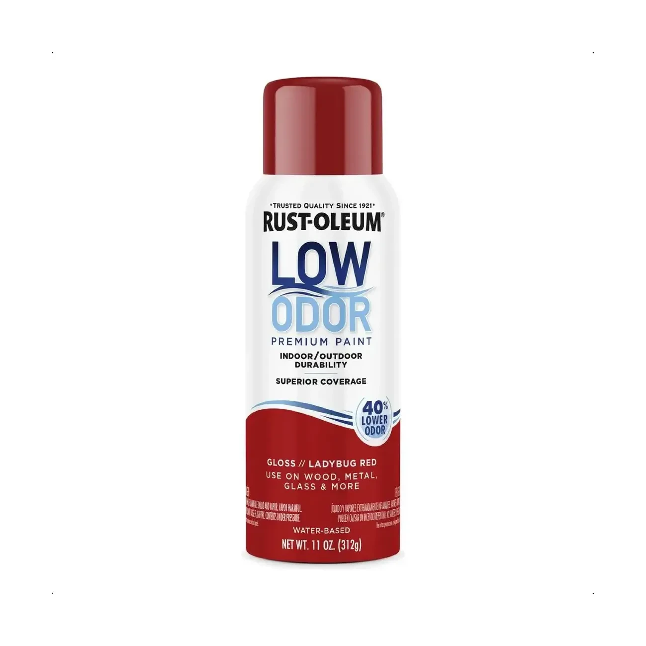 Low odor al agua rojo ladybug