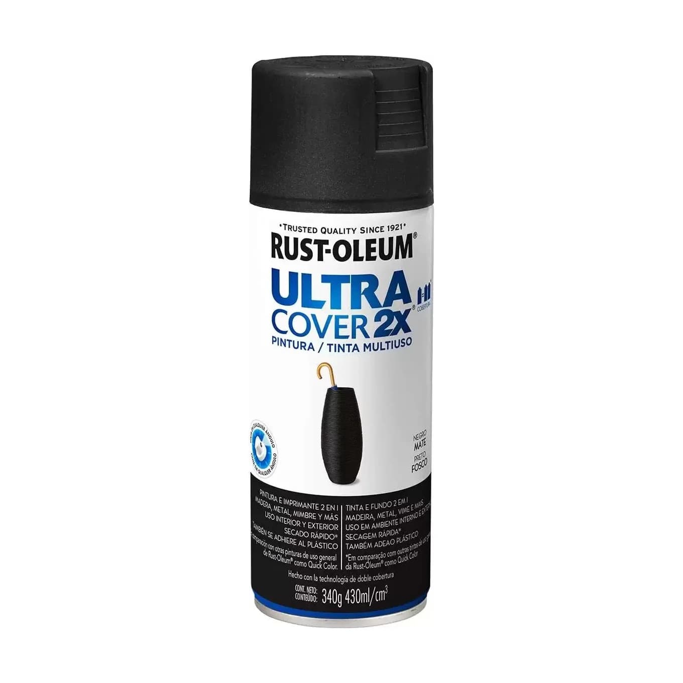 2X Ultra Cover negro mate