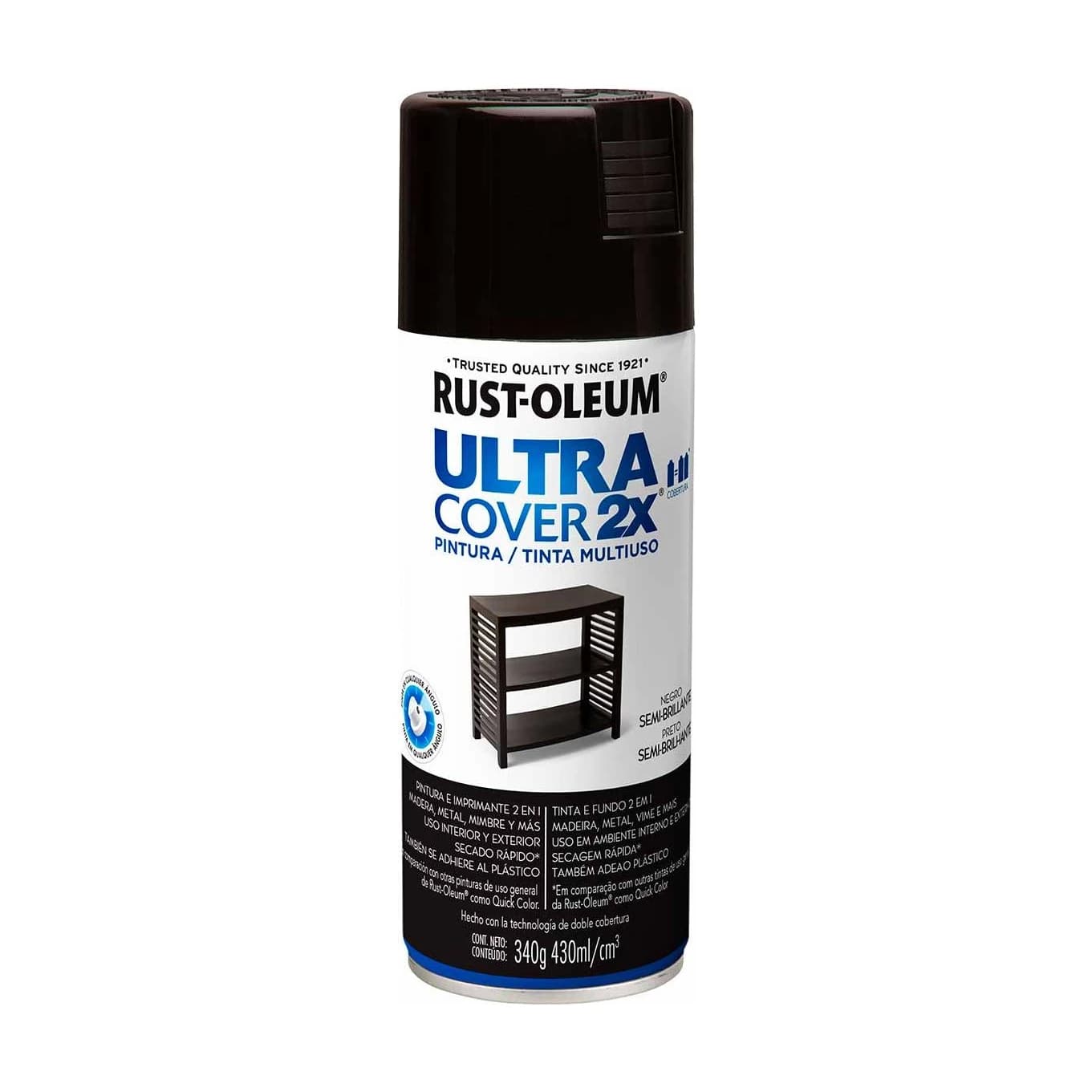 2X Ultra Cover negro semi brill